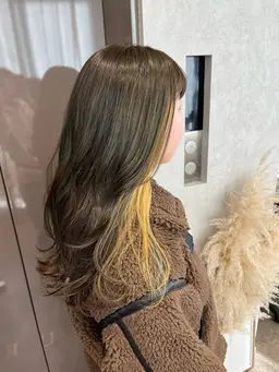 【ご新規様限定】イヤリングカラー+2stepトリートメント(全体カラー込み)🦩🫧