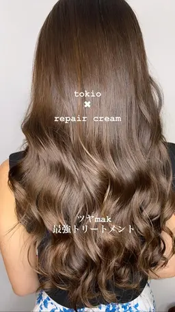 超音波トリートメント＋コテ巻きアレンジ＋シャンプー＋ブロー
