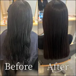<◇髪質改善>カット+ダメージレス髪質改善コスメストレート