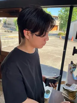 カット+フェザーパーマ+トリートメント