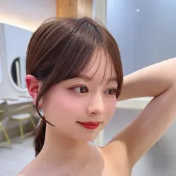 【🌟🇰🇷似合わせ小顔効果🇰🇷🌟】顔周りカット+高発色フルカラー+艶トリートメント