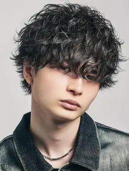 メンズカット+ツイストスパイラルパーマ🧑‍🦱