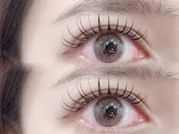 ★パリエク★リピートNo1 【LEDエクステ&パリジェンヌ】一番パチリ80本¥8000