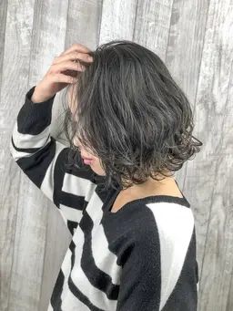 カット✂️＋パーマ🌀（メンズ・ボブ・ミディアム）