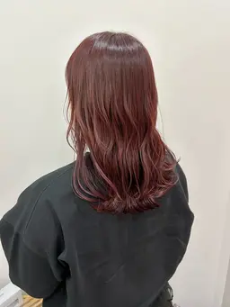 ブリーチなし◎ 暖色カラー 【 カット + ダブルカラー +トリートメント 】