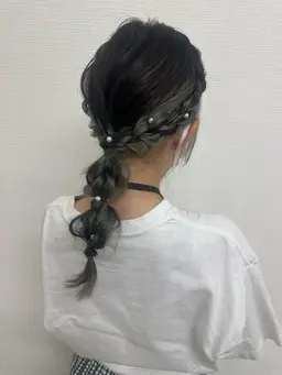 【🎀簡単ゆるかわヘアアレンジ🎀】お出かけや推し活に💖⚠️必ず補足説明お読みください！