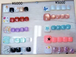 (ミニモ新規予約限定)フット　定額デザイン【現金払いのみ】⚠️補足説明を必ずご確認ください。
