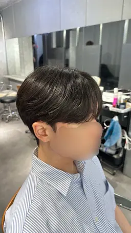 【🌸当日限定クーポン】韓国メンズカット＋曲がる縮毛矯正《髪質改善》🇰🇷