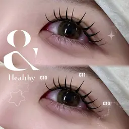 🌙10月限定🌙 &healthy 《エクステ×マツパ》フラット100本 ※オフ無しのみ 【国分寺🐾】