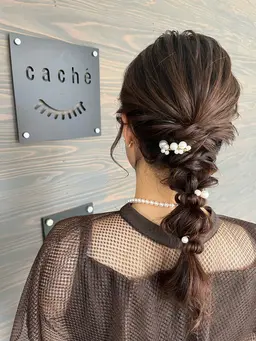 お呼ばれヘアセット