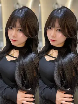 髪質改善ケアカラー➕超音波クイックトリートメント¥6000