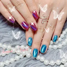 【Hand】🎗オフなし🎗マグネット/ミラー/オーロラワンカラー🧲💗￥2800