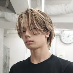 【5名様限定メニュー】メンズ海外風茶金ハイライト🇺🇸 ¥19800→¥4400 メンズカット+ハイライト