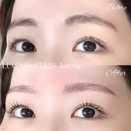 美眉WAX(間引き・メイク込) & カラー🤎➕選べるまつ毛パーマ【トリートメント・コーティング付】kaede指名🌙