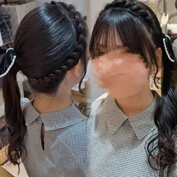 【推し活全力応援💗】ふわふわ＆キラキラヘアセット　　※二回目以降 2000円