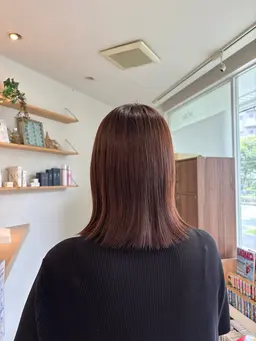 ツヤ感アップ✨ツヤカラー+ 疲れを流すご褒美スパ🌿（5分）白髪染め🆗