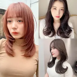 ✨ミニモ限定特別メニュー✨プレミアムシャンプー施術付き❣️【似合わせカット】+【フルカラー】+【高保湿トリートメント】