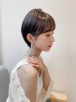 🩵前髪カット➕艶カラー➕超音波トリートメント🩵伸ばしてる方向け‼️