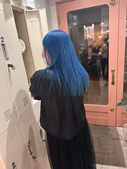 ブリーチ＋カラー＋ブロー