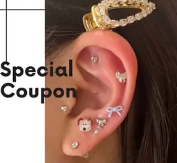 🌿お試し両耳合計10粒🌿耳つぼジュエリー💎体と繋がりの深い耳ツボ刺激して不調改善/耳つぼ💎ファッションとして💕