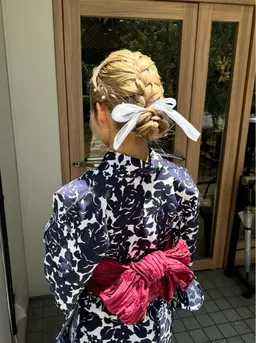 【花火大会や夏祭りへ✨】浴衣着付け👘🎀