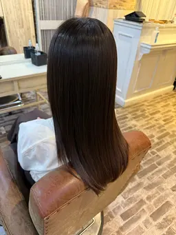🪮縮毛矯正➕オーガニックトリートメント✂️