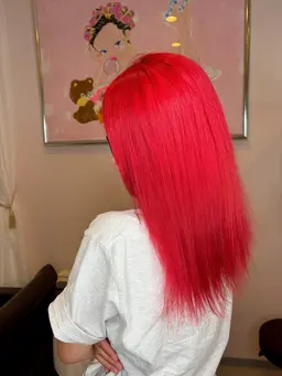 🫧🩵ྀི ブリーチ込Wcolor ＋3step treatment✨