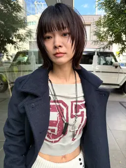 顔まわりレイヤーで小顔補正カット 💫