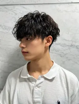 8月限定人気NO.1! メンズカット+波巻きパーマ
