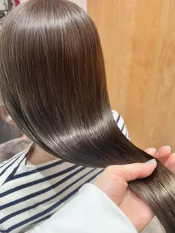 【ご新規様限定♥️】U30🌟髪質改善美髪ストレート+カット+透明感カラー+2STEPトリートメント🤍💫🌈