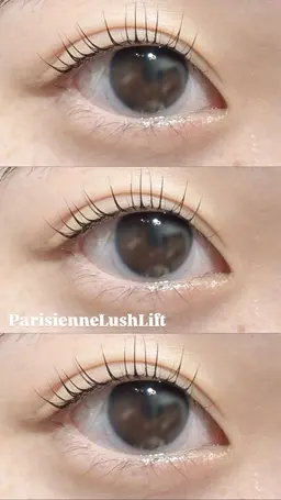 【パリジェンヌラッシュリフト】🎀美容液コーティング付き✨✨(+500でマツエクOFF可)