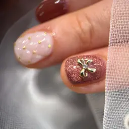 12/14(日)限定・ハンドジェルお持ち込み<カラー3色、パーツ5〜10粒まで>オフありの方はご相談ください。