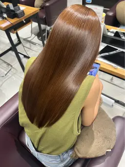 髪質改善カラー➕トリートメント【想像を超える艶髪】