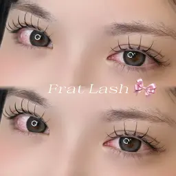 マツエク 140本♪フラットラッシュ 🎀*.+゚束感コーティング仕上げ!♡