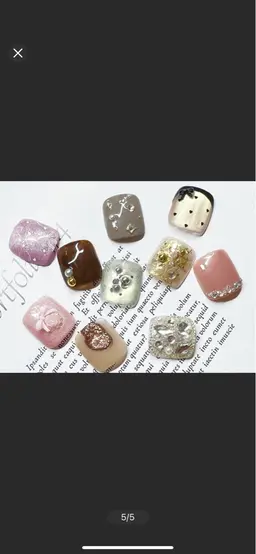 foot 🦶🏻親指アート🦶🏻オフなし