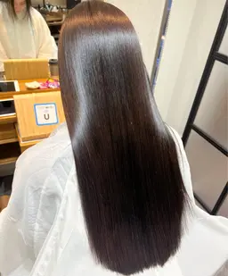 ［絹髪］［髪質整形］超高濃度水素ケアストレート＋トリートメント