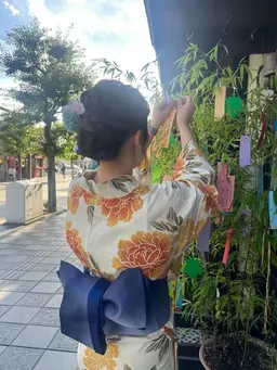 《👘現役bridalヘアメイクさんがする浴衣着付け&ヘアセット👘》花火大会・デート・ライブ・イベント等