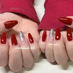 【オフあり】🩵長さだし&補強(合わせて2本まで)ワンカラー&グラデーション💅