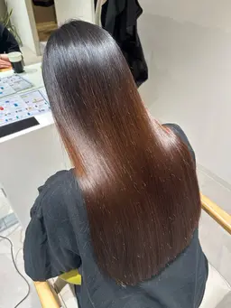 【うる艶美髪】髪質改善縮毛矯正＋カット🫧
