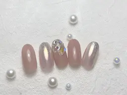 ちゅるん🩷ワンホンネイル💅オフなし
