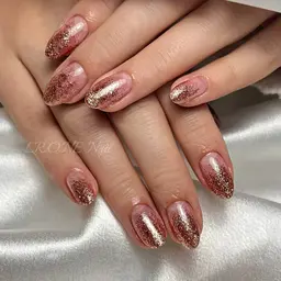 ✨モデル練習メニュー🌸ラメグラデーション🌸カラーグラデション【クリアベース】当日予約OK、リクエストが必要　土曜日❌
