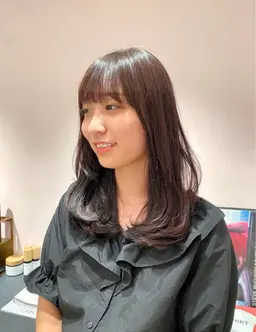コテ巻き風ワンカールパーマ✨
