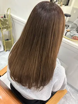 ブリーチなしで明るく💡ダブリーチなしWカラーブリーチなしで明るい髪に!7種トリートメント付き❤︎