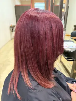 フルブリーチ＋オンカラー＋𝗔𝘂𝗷𝘂𝗮トリートメント🦄