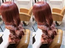 🔥（トリートメント➕ヘアセット【コテ巻き】）コテ巻きの練習を行っております！営業後の施術になっております