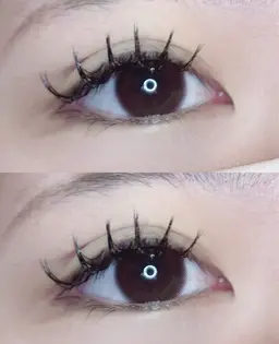 🌟セーブルラッシュ100本(オフ、束感コーティングあり)