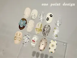 【50種以上】HAND one point design💛（オフの有無をメッセージにてお伝えください）新規オフ無料