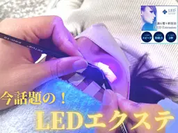 8月のご来店限定話題のLEDフラットエクステ100【カラー¥1100】