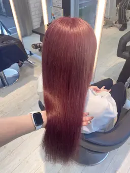 【1 bleachでツヤ髪🫧】🌟ケアブリーチ＋オンカラー＋髪質改善トリートメント🎀