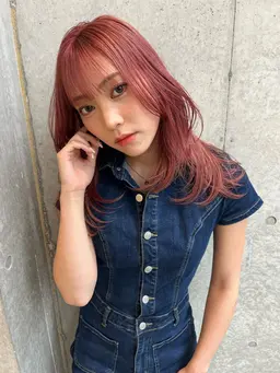 【🎀平日限定クーポン🎀】カット+ブリーチダブルカラー+システムトリートメント